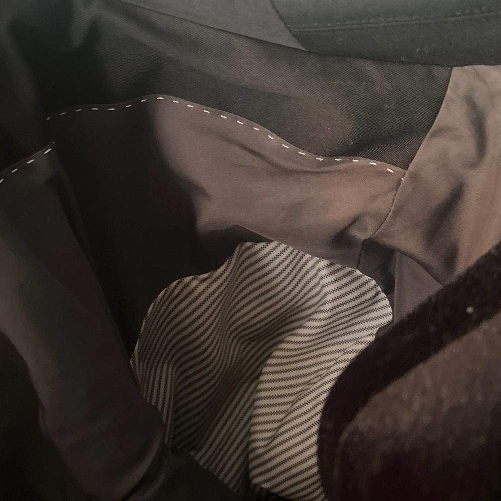 Merona Black Blazer with Lining Sleeve Detail - Picture 6 of 7